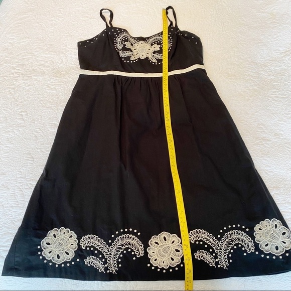 Anthro Moulinette Soeurs Atwitter Embroidered Dress - 10 - Picture 14 of 15